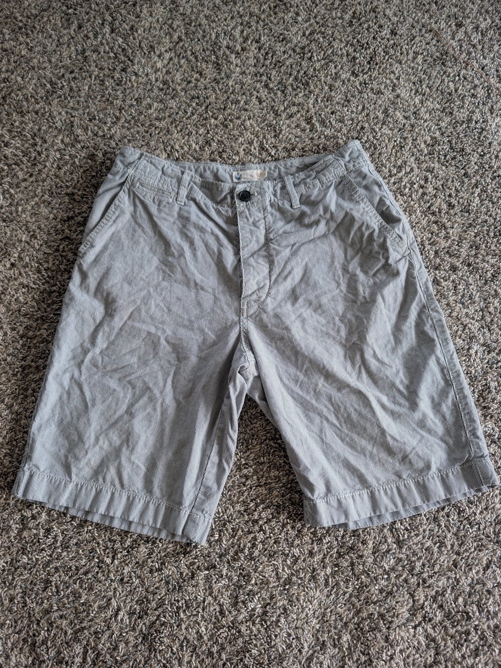 J. Crew Men's Gray Pinstripe Shorts